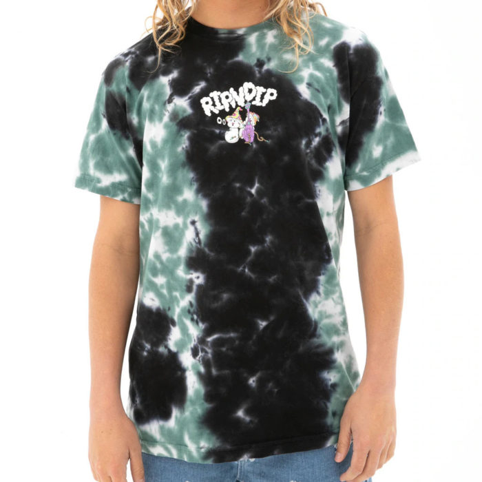 RIPNDIP Kaleidoscopic Tee (Black/Sage Tie Dye) - immagine 4