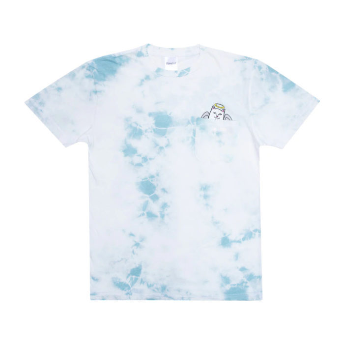 RIPNDIP Lord Angel Pocket Tee (Light Blue Lightning Wash) - immagine 2