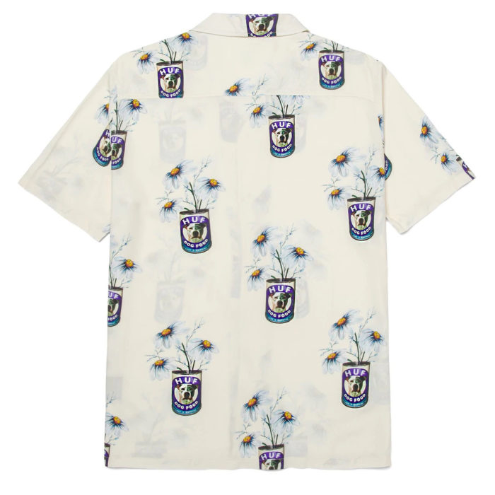 HUF Camicia Canned Resort Top Off White - immagine 3