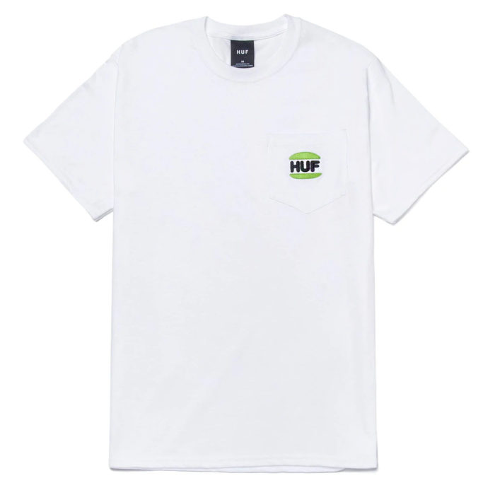 HUF T-Shirt Regal Pocket Tee White - immagine 2