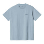 Carhartt Wip Script Embroidery T-Shirt Frosted Blue/Gulf