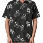 Globe Camicia Underground Holiday SS Shirt Black