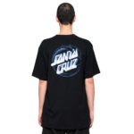 Santa Cruz Stipple Wave Dot T-Shirt Black