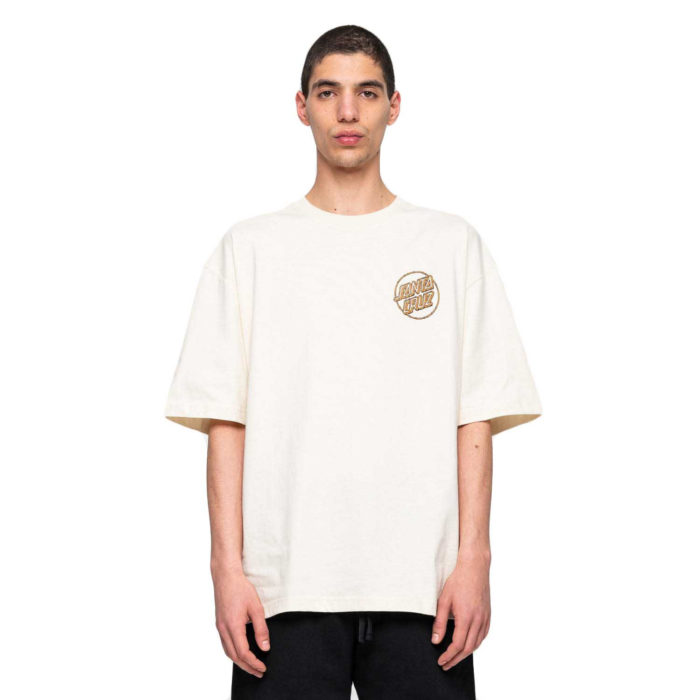 Santa Cruz Tiki Dot T-Shirt Off White - immagine 3
