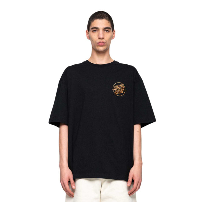 Santa Cruz Tiki Dot T-Shirt Black - immagine 4
