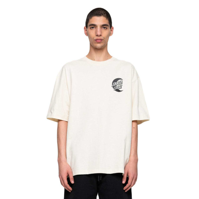 Santa Cruz Cabana Moon Dot T-Shirt Off White - immagine 3