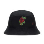Dolly Noire Rosa Bucket Hat Black