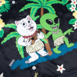 RIPNDIP Aloha Nerm Short Sleeve Button Up (Black) - immagine 4
