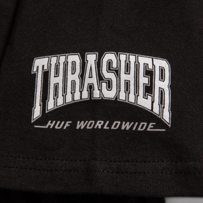 HUF X Thrasher Sunnydale T-Shirt Black - immagine 4