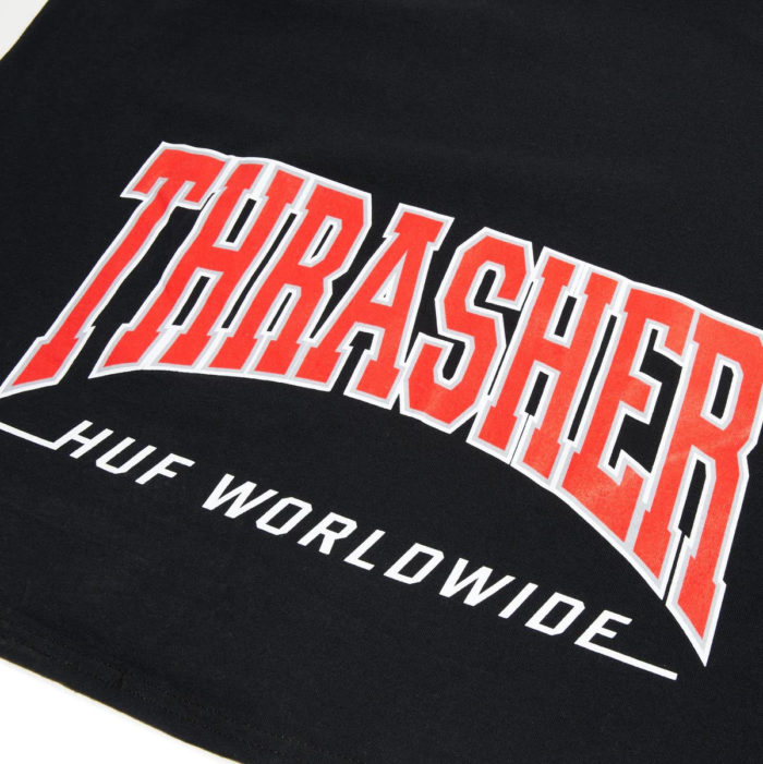 HUF X Thrasher High Point T-Shirt Black - immagine 4