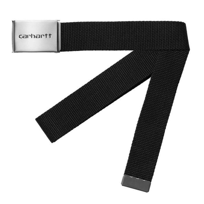 Carhartt Wip Clip Belt Chrome/Black - immagine 2