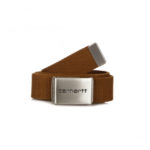 Carhartt Wip Clip Belt Chrome/Hamilton Brown