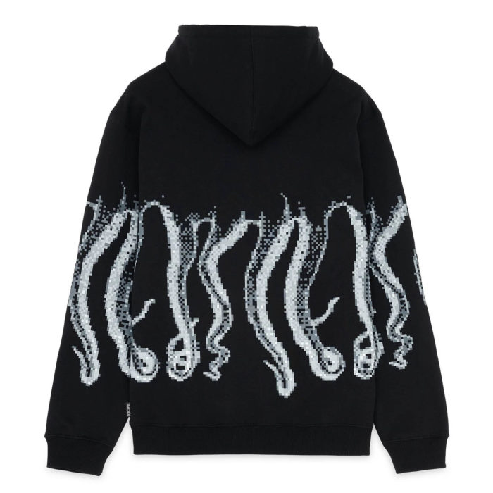 Octopus Censored Outline Hoodie Black - immagine 3