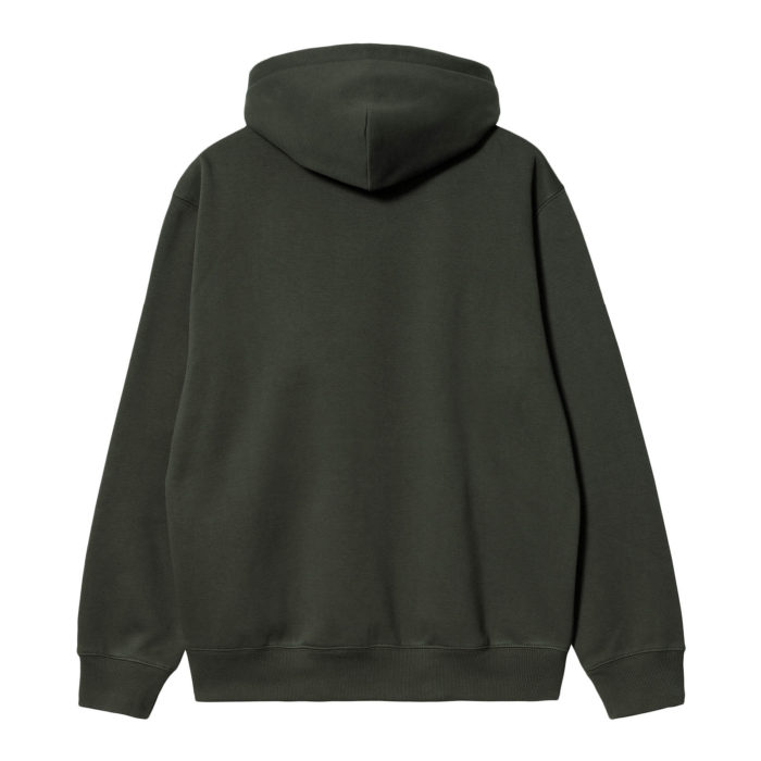 Carhartt Wip Hooded Carhartt Sweat Boxwood Ochre - immagine 3