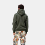 Carhartt Wip Hooded Carhartt Sweat Boxwood Ochre - immagine 5