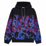 Octopus Glitch Hoodie Black