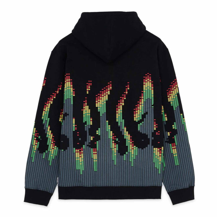 Octopus Sound Wave Hoodie Black - immagine 3