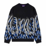 Octopus Dazzle Crewneck Black