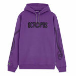 Octopus Outline Logo Hoodie Purple