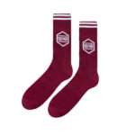 Dolly Noire Socks Bordeaux