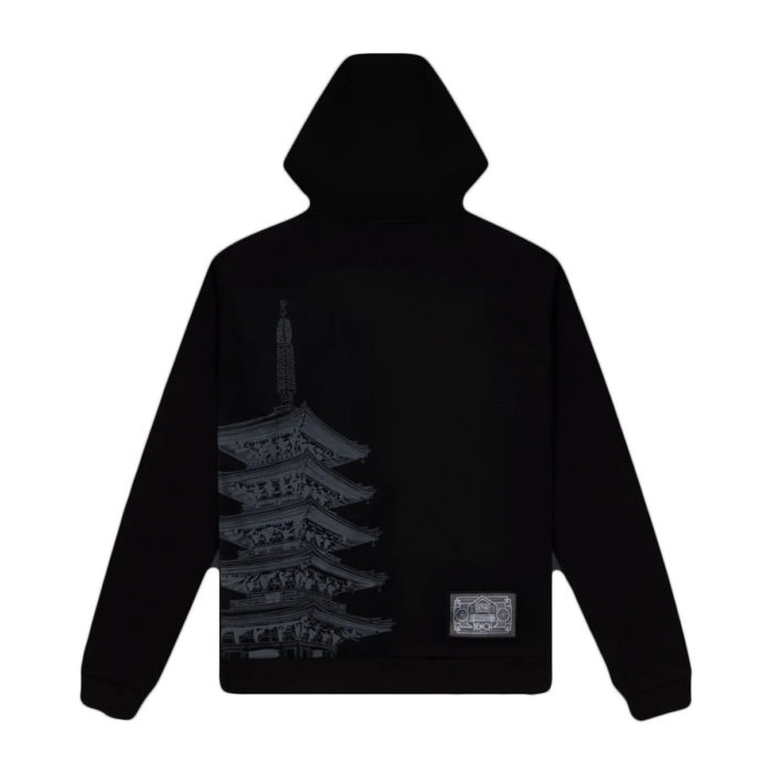 Dolly Noire Bench Tokyo Oversize Hoodie Black - immagine 3