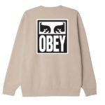 Obey Eyes Icon Crewneck Oat Milk - immagine 3