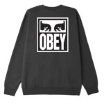Obey Eyes Icon Crewneck Black