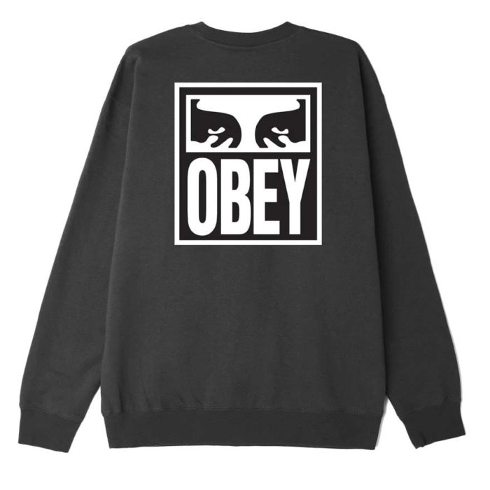 Obey Eyes Icon Crewneck Black - immagine 2