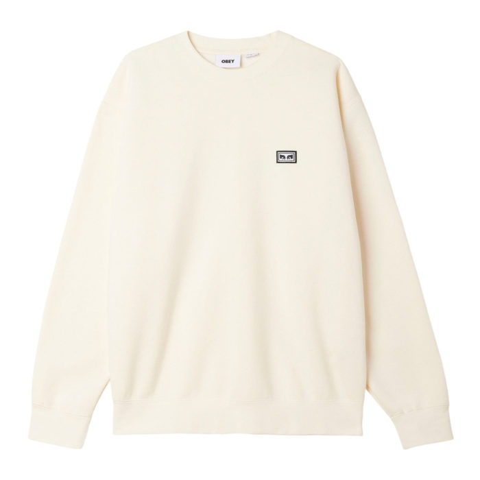 Obey Established Works Eyes Crewneck Unbleached - immagine 2