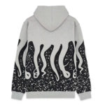 Octopus Stamp Hoodie Light Grey - immagine 3