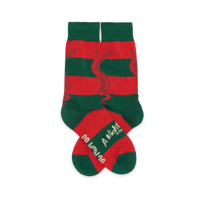 Octopus Nightmer Freddy' s Stripes Socks Red - immagine 3