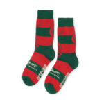 Octopus Nightmer Freddy' s Stripes Socks Red