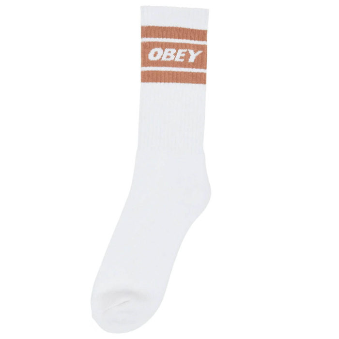 Obey Calze Cooper II Socks White/Brown Sugar - immagine 2