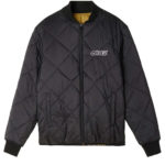 Obey Quilted Jacket Reversible Black