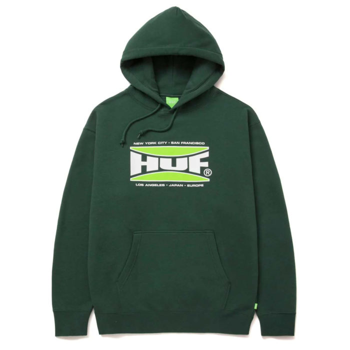HUF Bolt P/O Hoodie Forest Green - immagine 2