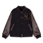 Grimey "LUST MANTRA" Baseball Jacket - Black