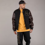 Grimey "LUST MANTRA" Baseball Jacket - Black - immagine 4