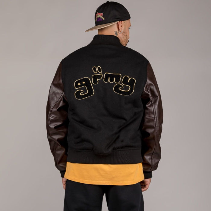 Grimey "LUST MANTRA" Baseball Jacket - Black - immagine 5