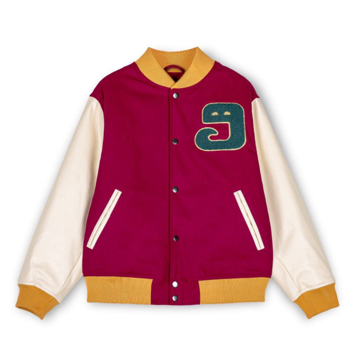 Grimey "LUST MANTRA" Baseball Jacket - Wine - immagine 2