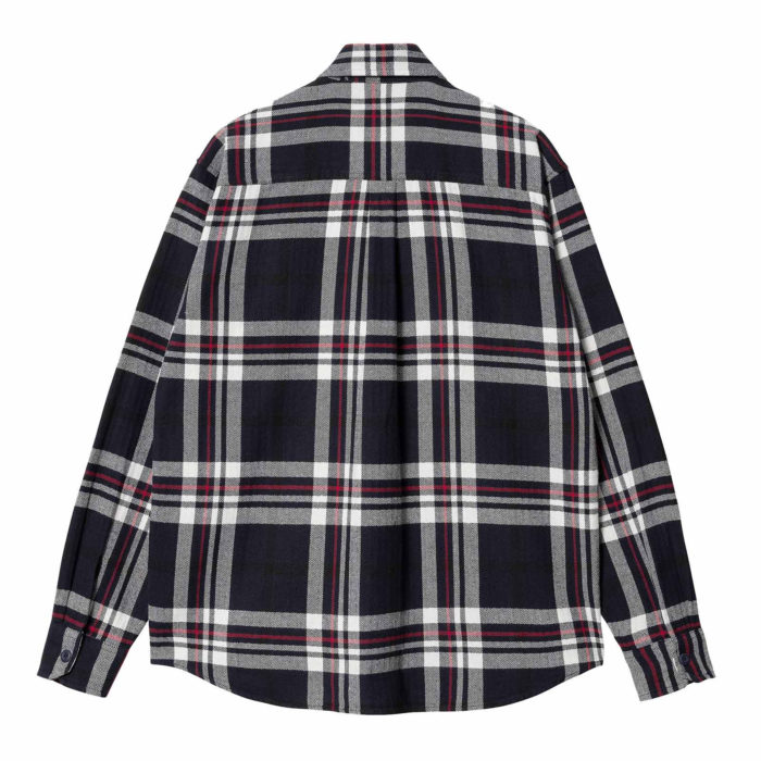 Carhartt Wip L/S Wallace Shirt Wallace Check Dark/Navy - immagine 3