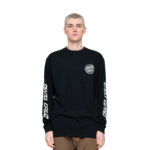 Santa Cruz Alive Hand L/S T-Shirt Black - immagine 3