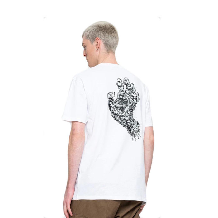 Santa Cruz Alive Hand T-Shirt White - immagine 2