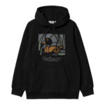 Carhartt Wip Hooded Duck Pond Sweat Black