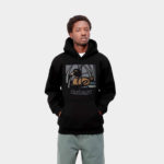 Carhartt Wip Hooded Duck Pond Sweat Black - immagine 4