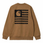 Carhartt Wip Label State Flag Sweat Hamilton Bown/Black
