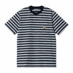 Carhartt Wip Scotty Pocket T-Shirt Scotty Stripe/Black White