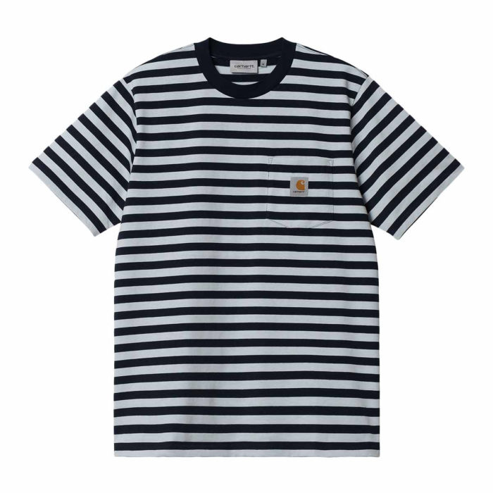 Carhartt Wip Scotty Pocket T-Shirt Scotty Stripe/Black White - immagine 2