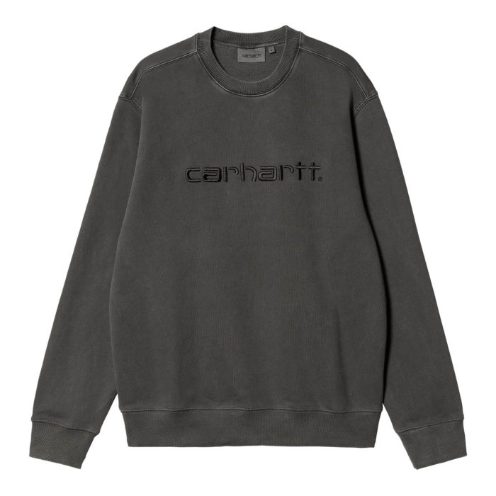 Carhartt Wip Duster Sweat Black (Garment Dyed) - immagine 2