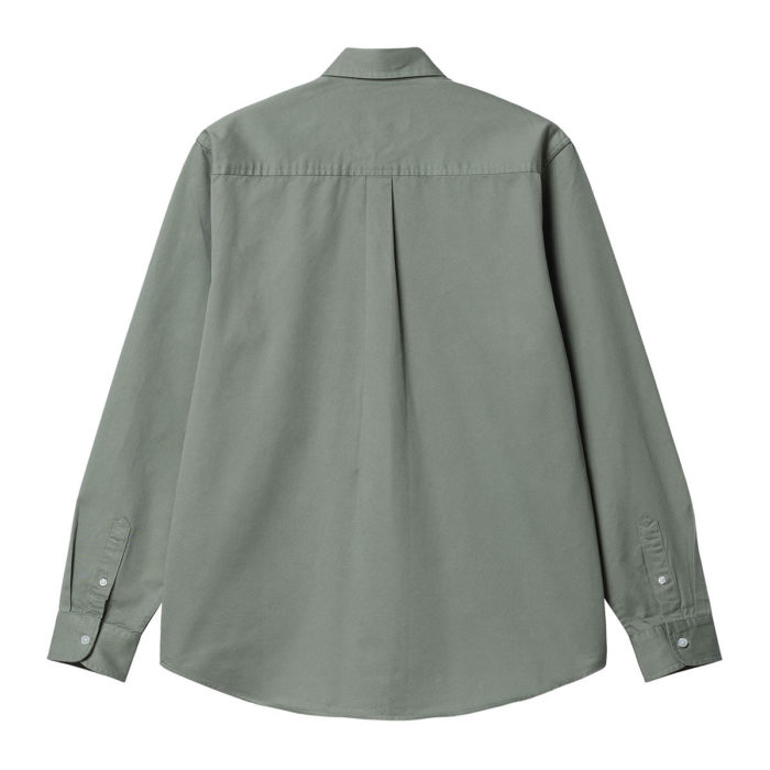 Carhartt Wip L/S Madison Shirt Yucca/White - immagine 3