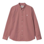 Carhartt Wip L/S Madison Shirt Dahlia/White